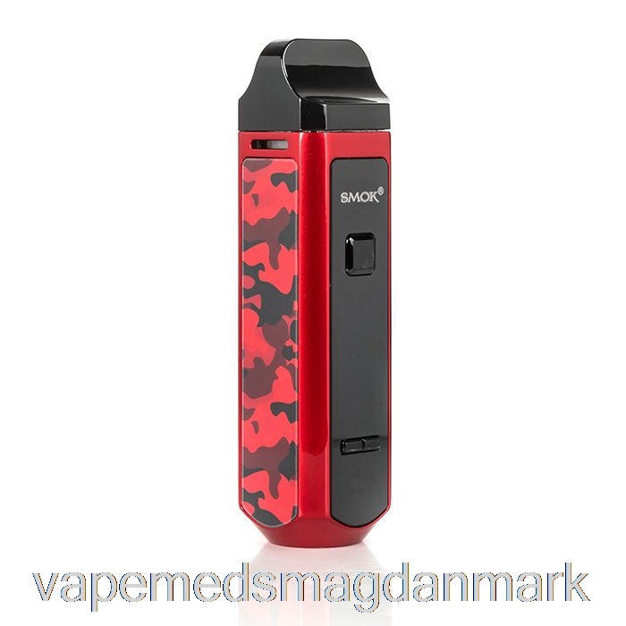Engangs Vape Danmark Smok Rpm 40 Pod Mod Kit Rød Camo